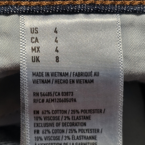 American Eagle Outfitters Hi Rise Mini Skirt With Working Zipper Detail Size 4 - Picture 5 of 6